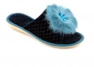 Обувь домашняя для девочки БЕЛСТА Пушок р.32 бирюзовый 639