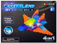 Конструктор Crystaland "самолет и робот" 4 в 1