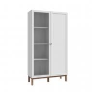 Витрина Forte Meble 2d PENKRIDGE 1846х999х417 мм дуб глиняный / светло-серый