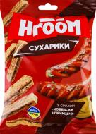 Житні сухарики HROOM Ковбаски з гірчицею 60 г