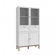 Витрина Forte Meble 4d2s PENKRIDGE 1846х999х417 мм дуб глиняный / светло-серый Витрина Forte Meble 4d2s PENKRIDGE 1846х999х417 мм дуб глиняный / светло-серый