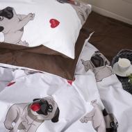 Наволочка бязь 17-0566 Pug-dog 70x70 см мульти MirSon