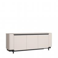 Комод Forte Meble Vodol 3d 2049x779x448 мм чорний/бежевий Комод Forte Meble Vodol 3d 2049x779x448 мм чорний/бежевий