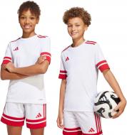 Футболка Adidas SQUA25 JSY Y WHITE/TEPORE JJ0059 р.13-14YRS білий