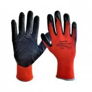 Рукавиці M-Glove червоні з покриттям латекс XL (10) L2001RD-10