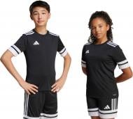 Футболка Adidas SQUA25 JSY Y BLACK/WHITE JJ0052 р.13-14YRS черный