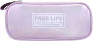 Пенал каркасный Free life пурпурный