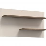 Полиця Forte Meble Lacetti 1200x660 мм бежевий/дуб валенсія (УТ0023523:M861 Бежевий/Дуб Вал)