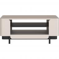 Стол журнальный Forte Meble Vodol 1150x654x494 мм черный/ бежевый