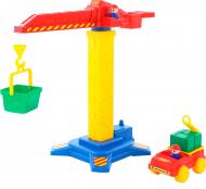 Игровой набор Полесье башенный кран №1 + автомобиль 58195