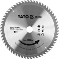 Пильный диск YATO 235x25,4x2,8 Z60 YT-60687