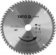 Пиляльний диск YATO 255x30x3 Z60 YT-60733