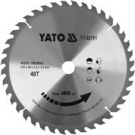 Пиляльний диск YATO 315x30x3,2 Z40 YT-60791