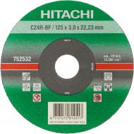 Круг отрезной по камню Hitachi  125x3x22,2 мм 752532