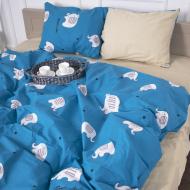 Комплект постільної білизни Бязь 17-0350 Slovenia 200х220 см мультиколор MirSon