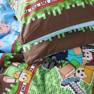 Наволочка бязь 17-0571 Minecraft War 50x70 см мульти MirSon