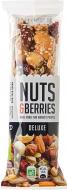 Батончик Nuts&Berries ореховый с клюквой и семенами органический 40г Батончик Nuts&Berries ореховый с клюквой и семенами органический 40г