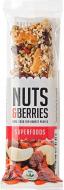 Батончик Nuts&Berries ореховый с чиа, какао бобами и ягодами органический 40г