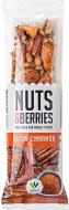 Батончик Nuts&Berries ореховый с пеканом и корицей органический 30г
