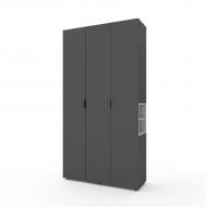 Шафа Metkas Home A015R 3д ЛДСП 2300х1200х420 мм антрацит / кашемір / антрацит