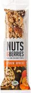 Батончик Nuts&Berries ореховый с кешью и абрикосом органический 30г