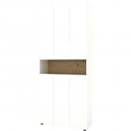 Шафа Metkas Home MB001 6д ЛДСП 2130х900х350 мм білий сніг / дуб артізан / білий сніг