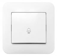 Кнопка звонка одноклавишный Hausmark Luno белый 709-0202-103