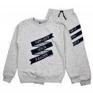 Спортивний костюм ALG Life 78581 р.152 сірий