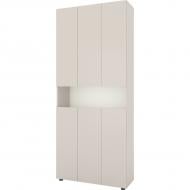 Шафа Metkas Home MB001 6д ЛДСП 2130х900х350 мм кашемір / білий сніг / кашемір