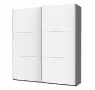 Шкаф-купе Кайзер Doros ДСП 2200x600x2400 мм антрацит/белый двери / ДСП