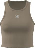 Футболка Adidas ESS RIB TANK STOKHA KD3822 р.S бежевий