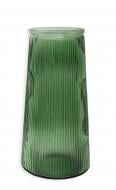 Ваза скляна CRYSTAL Venus 20 см зелена 83230818_YBCG-230818-3/2
