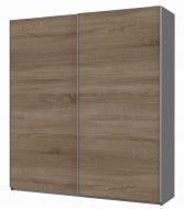 Шкаф-купе Кайзер Doros ДСП 2200x600x2400 мм антрацит/трюфель двери / ДСП