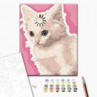 Картина по номерам Думающий кот 30х40 см Brushme