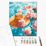 Картина за номерами Водяні півонії 30х40 см Brushme Картина за номерами Водяні півонії 30х40 см Brushme