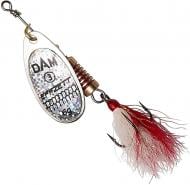 Блесна-вертушка DAM Effzett Standart с бородкой reflex silver 6 г