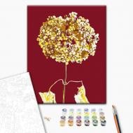 Картина за номерами Золота гортензія © Halyna Vitiuk 40х50 см Brushme Картина за номерами Золота гортензія © Halyna Vitiuk 40х50 см Brushme