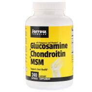 Глюкозамін & Хондроїтин & ЧСЧ, Jarrow Formulas, 240 желатинових капсул