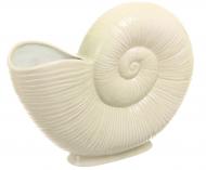 Ваза керамическая Лунная соната 25 см бежевая