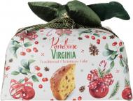 Панеттоне Amaretti Virginia традиционное "Итальянское Рождество" (в изумрудной ленте) 1кг