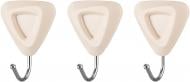 Набір гачків Ardesto самоклеючих ARHC2803TB 3 шт пластик бежевий