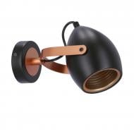 Бра Candellux Anica 1x40 Вт E14 чорний/мідь 91-81391