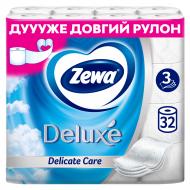 Туалетний папір Zewa Deluxe тришаровий 32 шт.