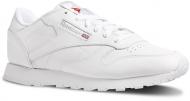 Кроссовки женские демисезонные Reebok CL LTHR 2232 р.40 белые