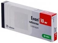 Енап №20 (10х2) таблетки 10 мг