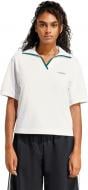Поло Adidas W CP POLO WHITE/CGREEN JZ0191 р.XL білий