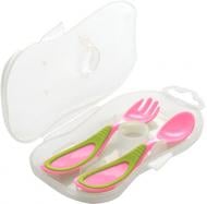 Набор столовых приборов Nuvita в кейсе розовый NV1407Pink