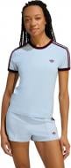 Футболка Adidas 3S TEE SLIM CRSK/MAROON KD3684 р.XL блакитний