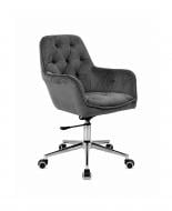Крісло офісне Примтекс Плюс Liron Chrome HL-95 PK сірий