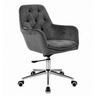 Кресло офисное Примтекс Плюс Liron Chrome HL-95 PK серый